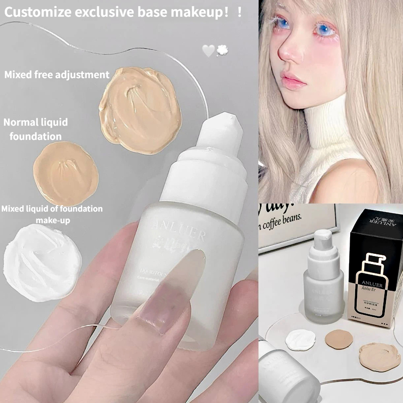Cosplay Prop Primer - Matte White Liquid Foundation Makeup Buildable