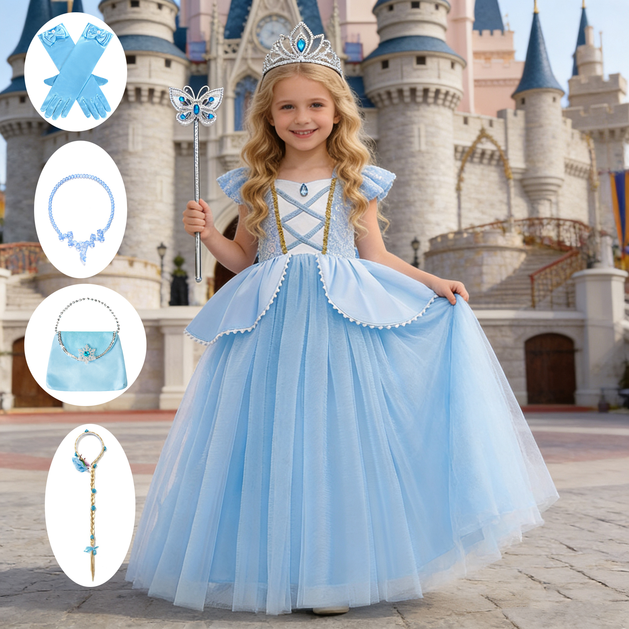 Girls Deluxe Elegant Cinderell - Cosplay Prop Bow review and price