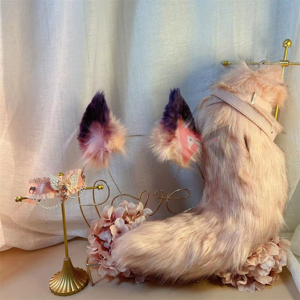 New Handmade Work Pink Fox Ear - Cosplay Prop Works review and price