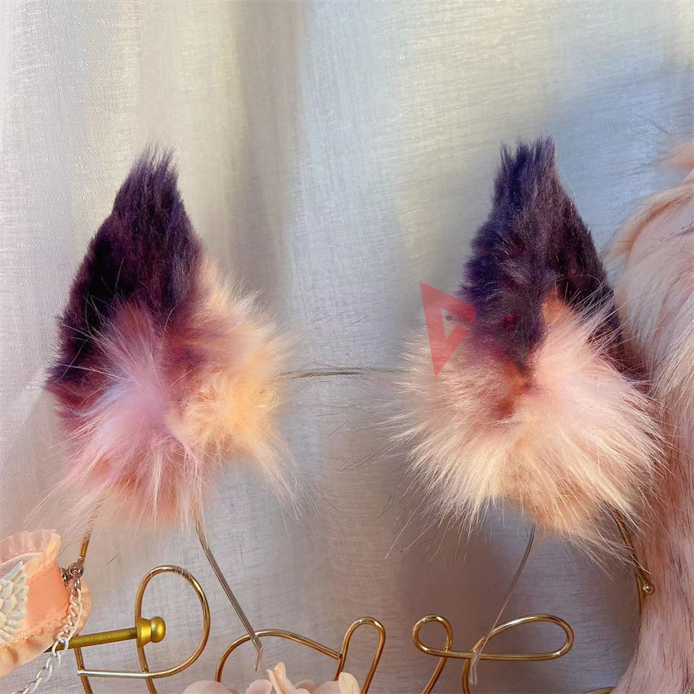 New Handmade Work Pink Fox Ear - Cosplay Prop Works review and price