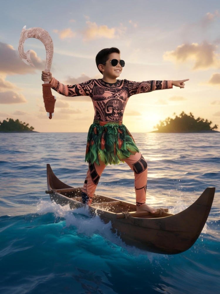 Summer Moana Maui Kids Boys Co - Free Cosplay Prop Patterns review and price