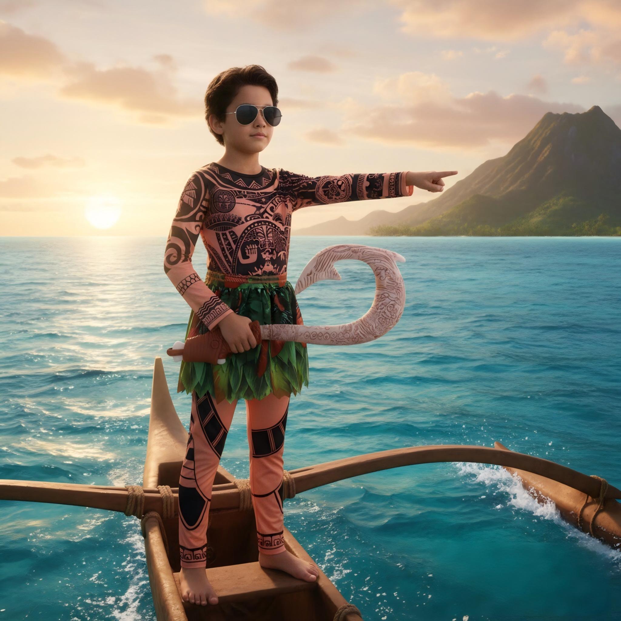 Summer Moana Maui Kids Boys Co - Free Cosplay Prop Patterns review and price