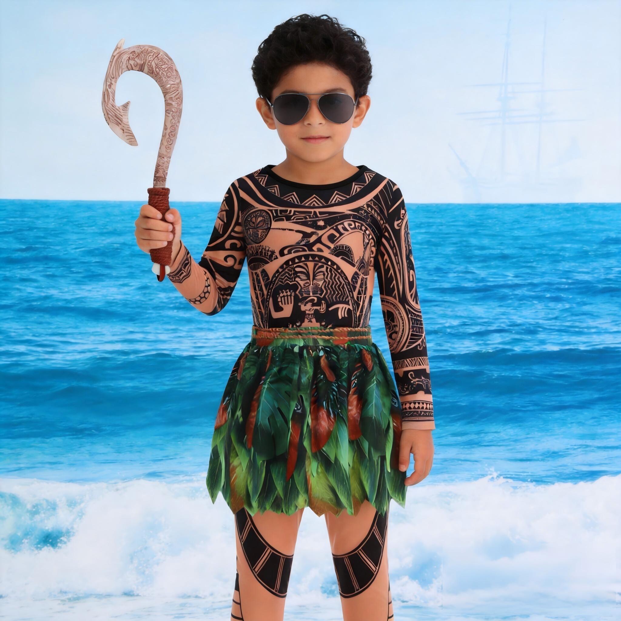 Summer Moana Maui Kids Boys Co - Free Cosplay Prop Patterns review and price