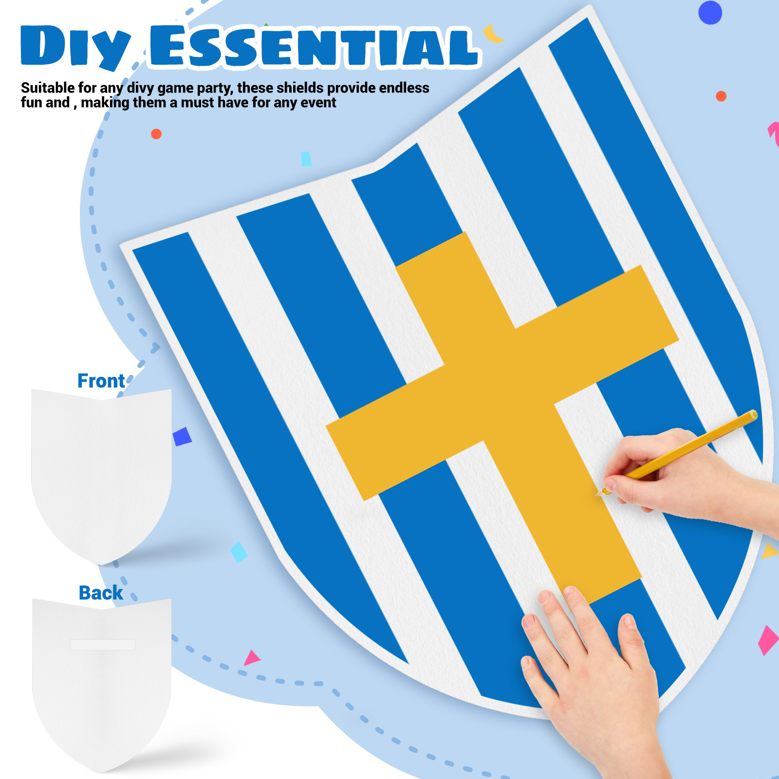 1Set DIY Blank Play Shield for - Cosplay Prop Painting review and price