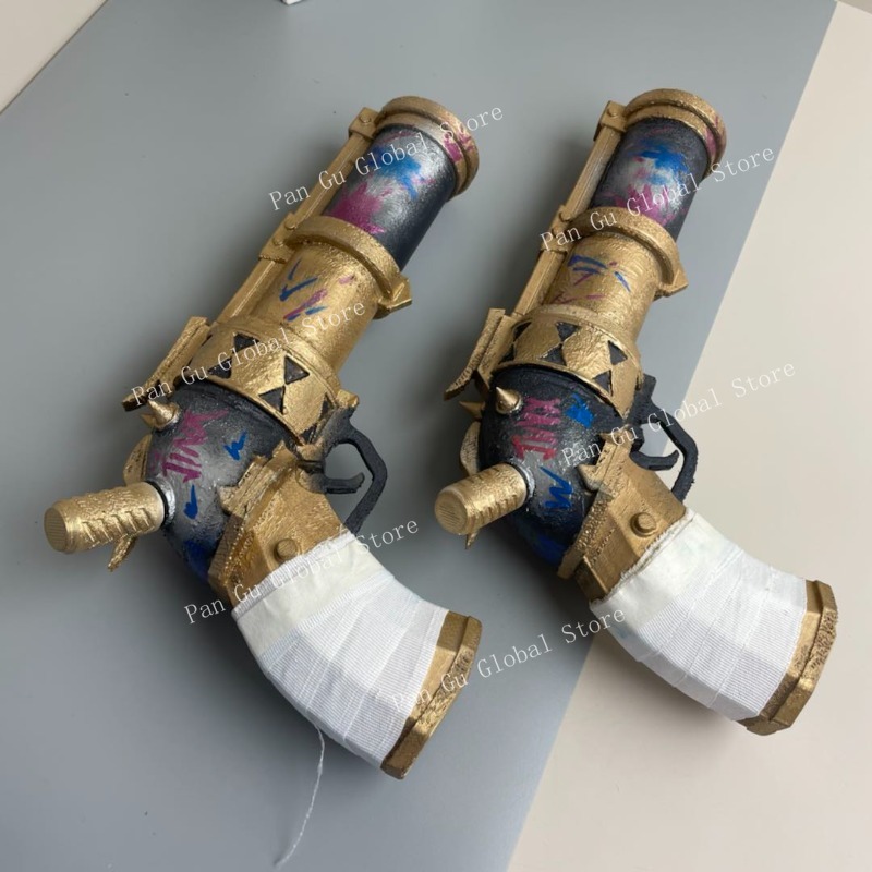28cm/11.02in Jinx Pistol Custo - Cosplay Prop 3D Print review and price