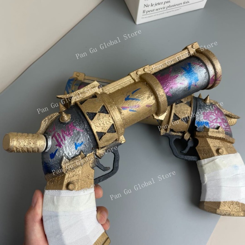 28cm/11.02in Jinx Pistol Custo - Cosplay Prop 3D Print review and price