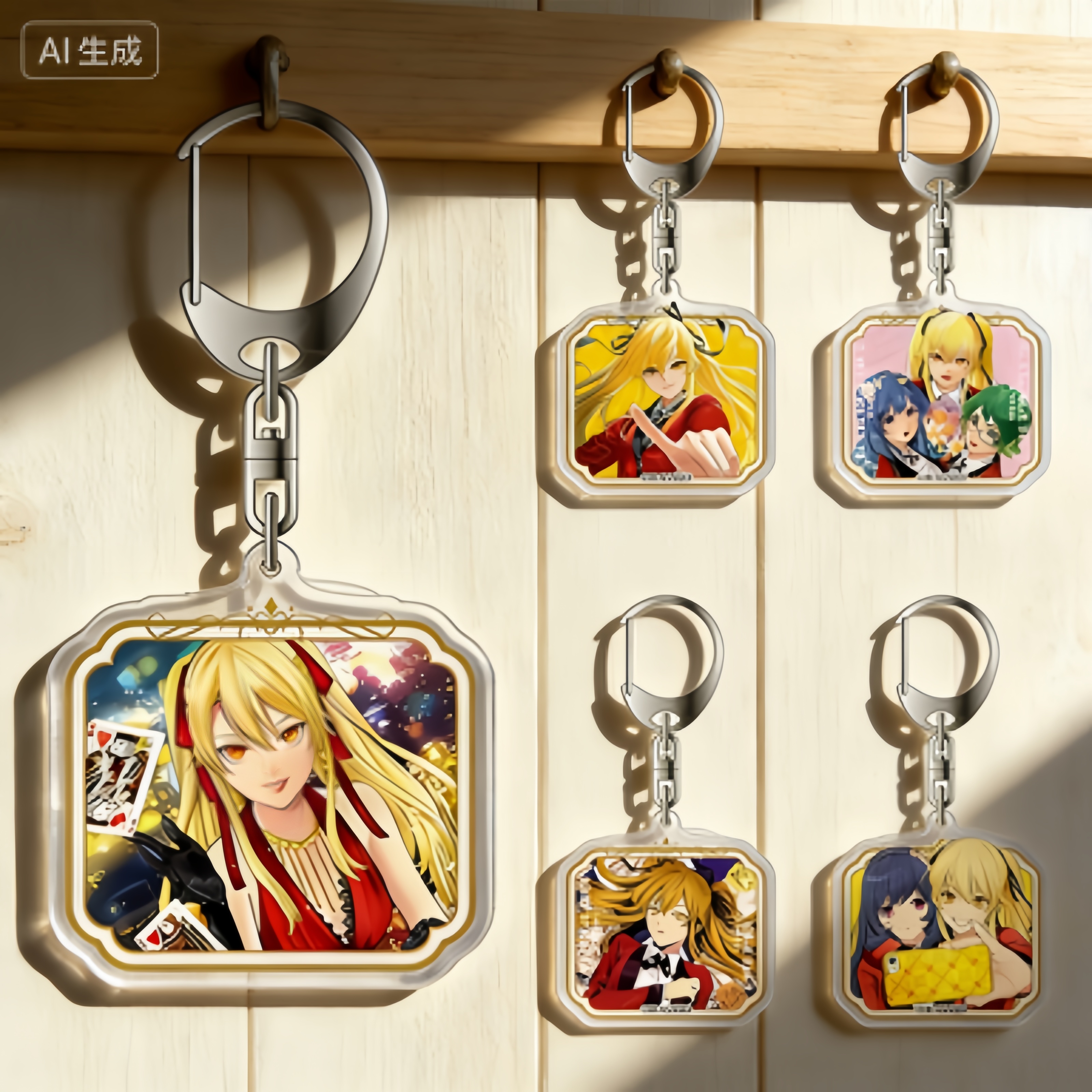 Kakegurui Anime Acrylic Pendan - Cosplay Prop Painting review and price