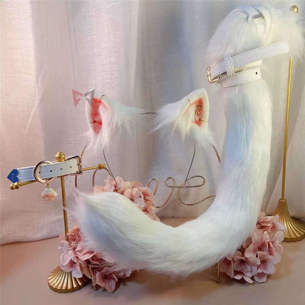 New Handmade Work White Cat Ea - Cosplay Prop Works review and price