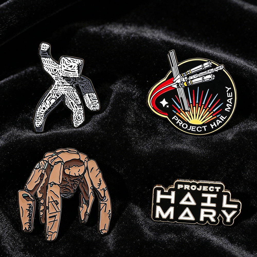 4pc Sci-Fi Enamel Pin Set Proj - Cosplay Prop Bag review and price