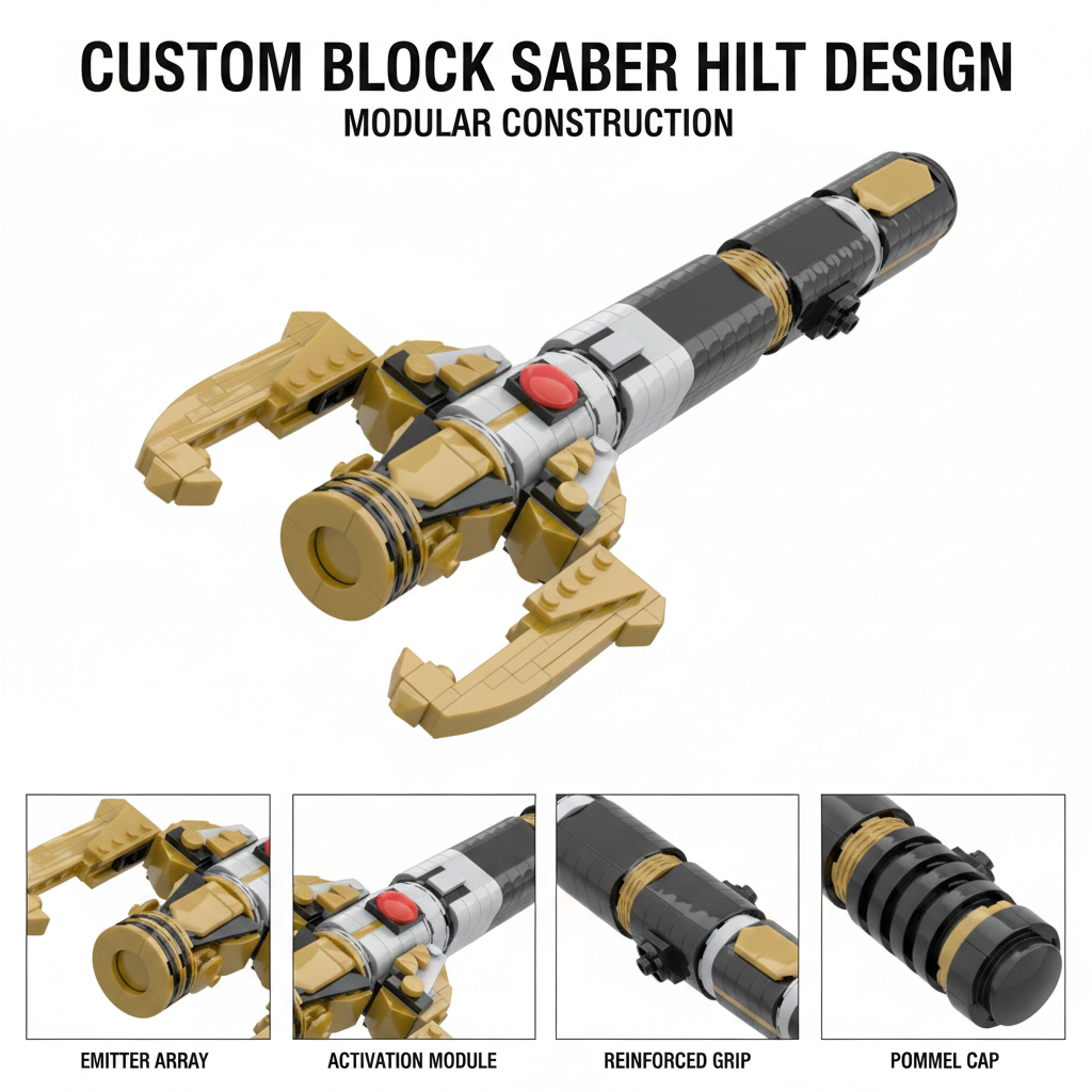 Sci-Fi Energy Sword Hilt MOC B - Cosplay Prop Building review and price