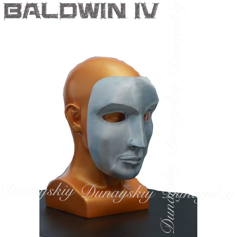 Halloween Baldwin IV Mask Cosp - Cosplay Prop 3D Print review and price