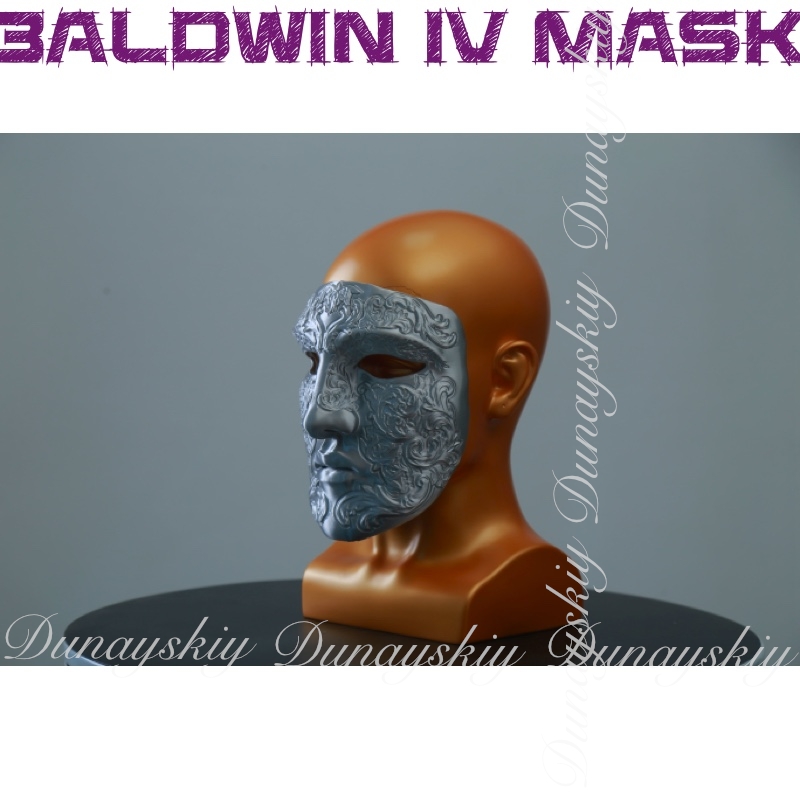 Halloween Baldwin IV Mask Cosp - Cosplay Prop 3D Print review and price