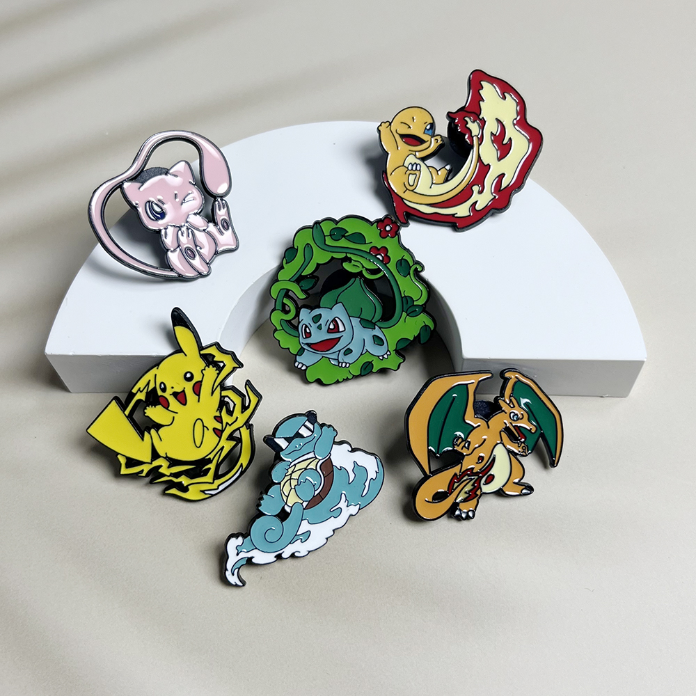 6pcs Anime Pins Set Pokemon En - Cosplay Prop Bag review and price