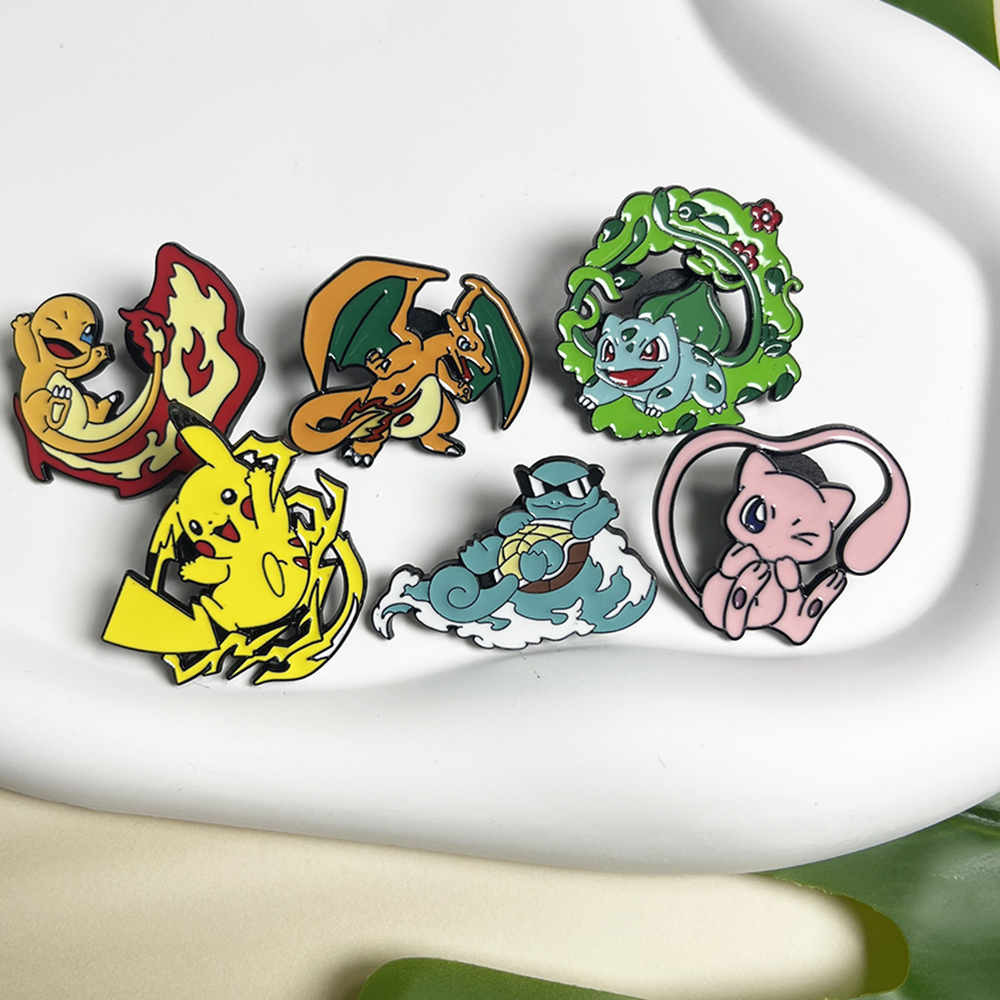 6pcs Anime Pins Set Pokemon En - Cosplay Prop Bag review and price