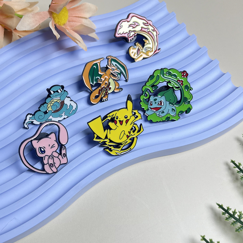 6pcs Anime Pins Set Pokemon En - Cosplay Prop Bag review and price